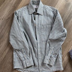 Men’s 100% Cotton Button Down Long Sleeve No Nationality Shirt
